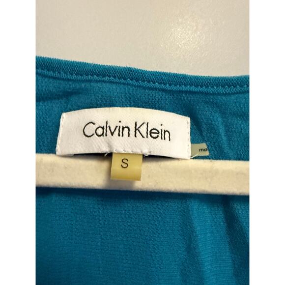 S Calvin Klein Tank Layered Sheer Y2K Top - Picture 3 of 3